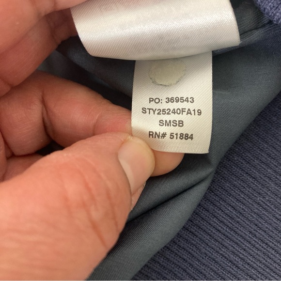 Patagonia Worn Wear Los Gatos Thick Fleece Blue Bomber Jacket Women's Small - Picture 13 of 16